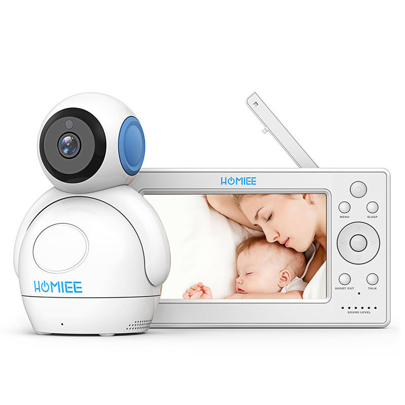 Monitor de vídeo con sonido para bebés, Monitor de vídeo para bebés, cámara  de vigilancia para monitor de bebés con vídeo nocturno, los mejores  materiales